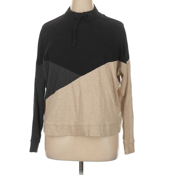 PACT 2 Piece SET AIRPLANE Color Block Funnel Neck Sweater and pants Size XL - Picture 3 of 11